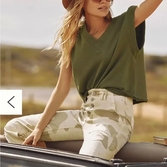 New with tags Anthropologie
Style - The Wanderer Size 30
Distressed pants
Camo - Picture 2 of 14